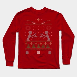 Ugly Buffy Christmas Sweater Long Sleeve T-Shirt